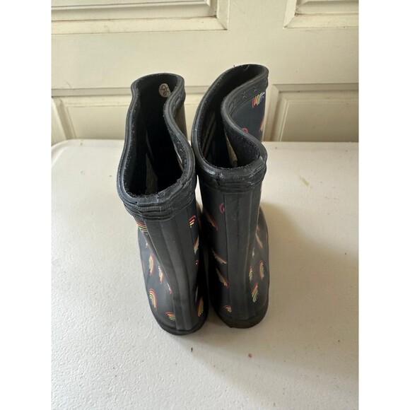 Hunter Kids Original First Classic Mini Rainbow Print Waterproof Rain Boots 10 - Picture 3 of 8